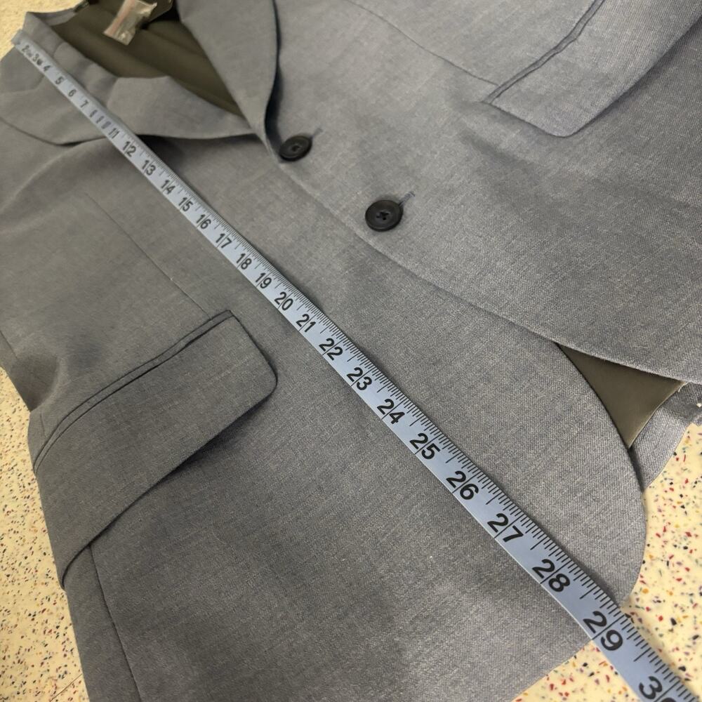 NWT EXPRESS Men’s 38S Blue Sports Jacket Blazer Suit Coat New Wool Blend - Picture 8 of 10